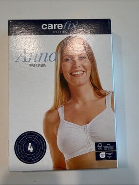 Carefix Anna Post-Op Front-Zip Bra in Black